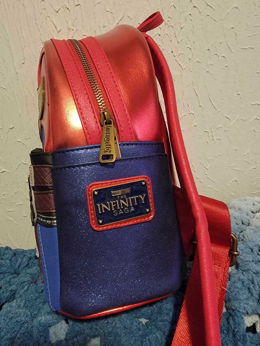 Loungefly × Infinity Saga Marvel Metallic Doctor Strange Cosplay Mini Backpack